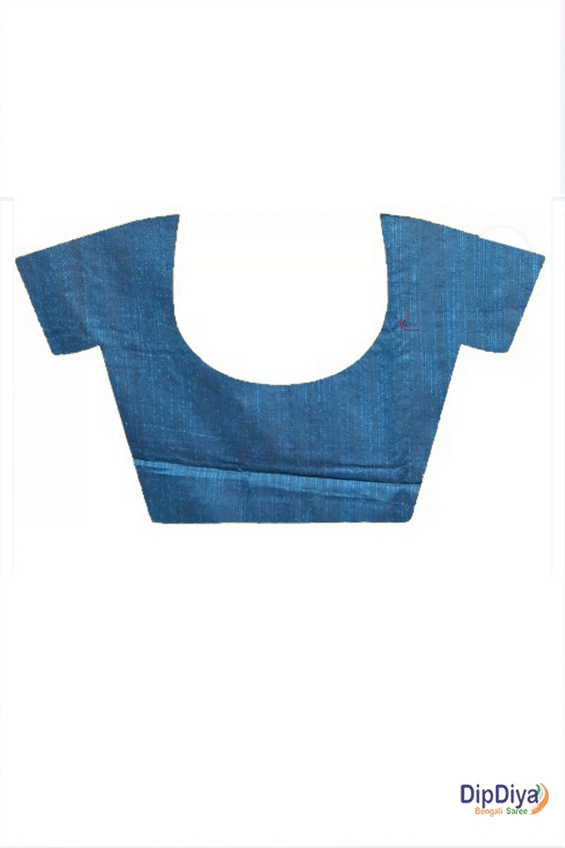 Royal Blue Cotton Blended Parnika Hand Loom Saree (398)